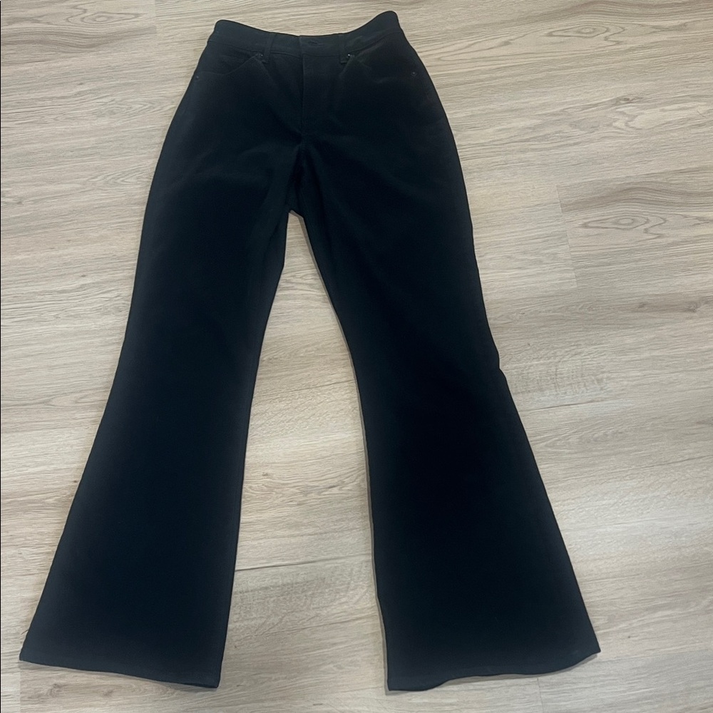 Express Black Cury Flare High Rise Jeans